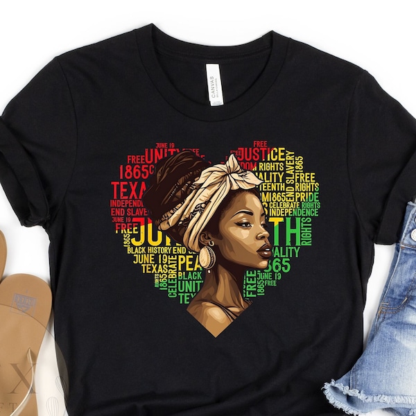 Juneteenth Shirt Black - Etsy