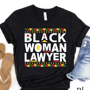 Black Woman Lawyer Shirt