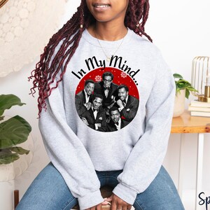 In My Mind Christmas Sweatshirt, Funny African American Christmas Sweatshirt, Black Family Christmas Hoodie, Black Christmas Pajamas Tops image 3