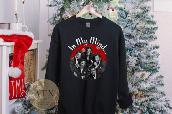 In My Mind Christmas Sweatshirt,  Funny African American Christmas Sweatshirt, Black Family Christmas Hoodie, Black Christmas Pajamas Tops