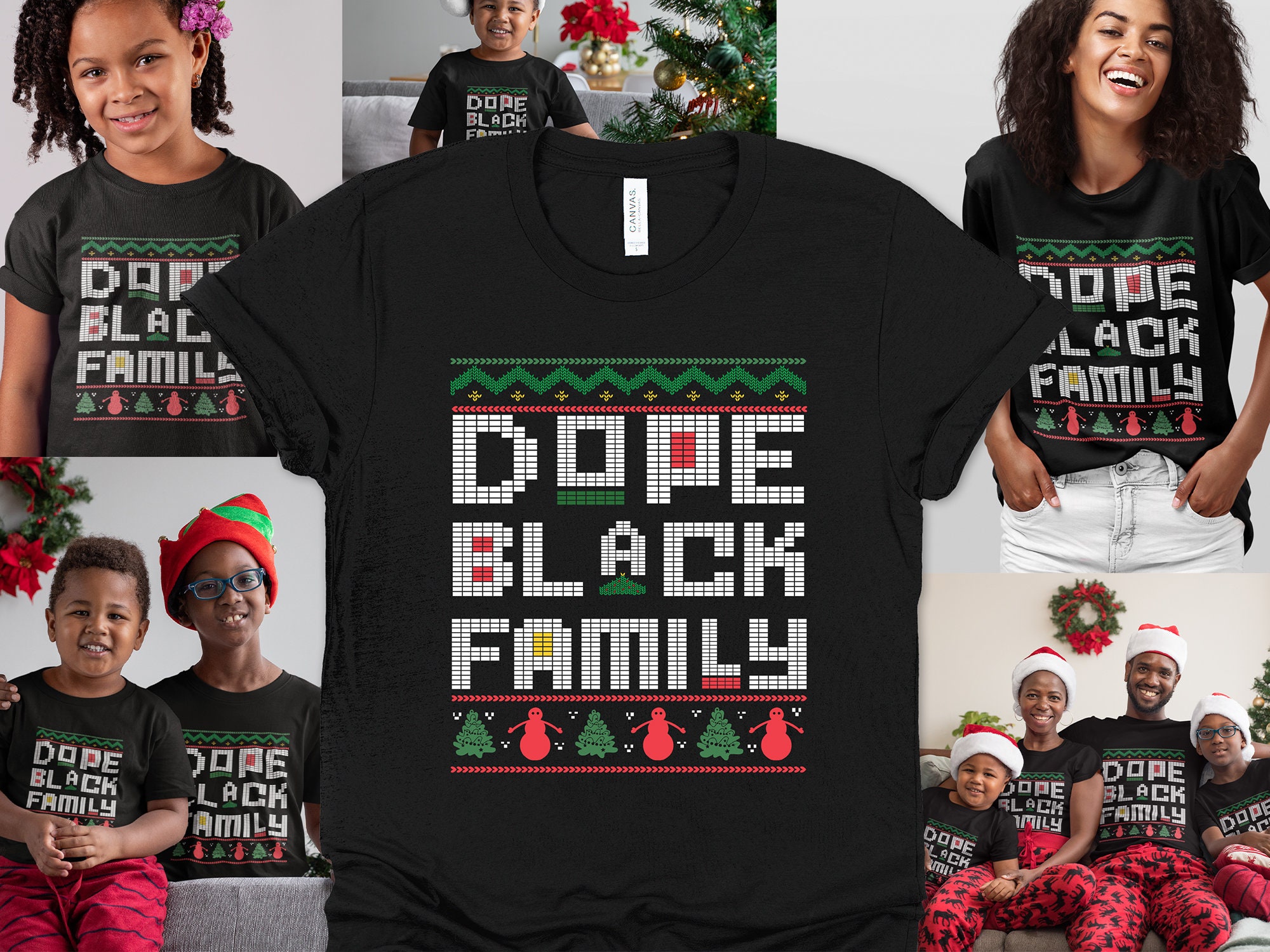 dope black family shirt