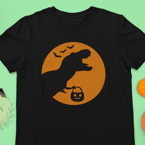 T Rex Matching Family Halloween Shirt, Matching Costume, Halloween for Boys Kids, T-Rex Chicken Arms, Dinosaur Halloween, RT Shirt Halloween