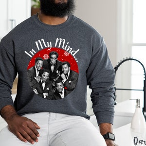 In My Mind Christmas Sweatshirt, Funny African American Christmas Sweatshirt, Black Family Christmas Hoodie, Black Christmas Pajamas Tops image 7