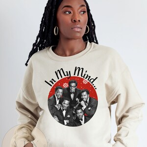 In My Mind Christmas Sweatshirt, Funny African American Christmas Sweatshirt, Black Family Christmas Hoodie, Black Christmas Pajamas Tops image 6