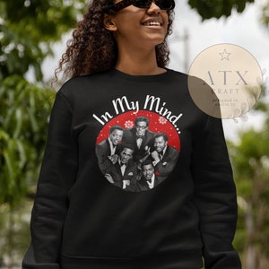 In My Mind Christmas Sweatshirt, Funny African American Christmas Sweatshirt, Black Family Christmas Hoodie, Black Christmas Pajamas Tops image 4