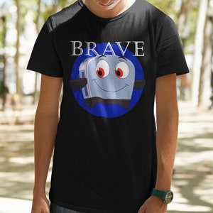 Brave Little Toaster Shirt, Be Brave Shirt, 90's Nostalgia Shirt, Inspirational Shirt, Shirt for Encouragement and Courage, Be Strong Shirt image 3
