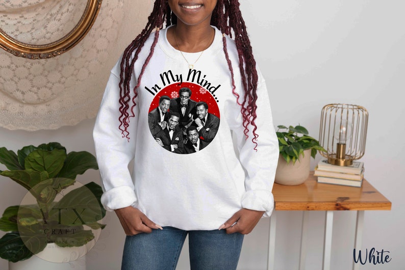 In My Mind Christmas Sweatshirt, Funny African American Christmas Sweatshirt, Black Family Christmas Hoodie, Black Christmas Pajamas Tops image 8