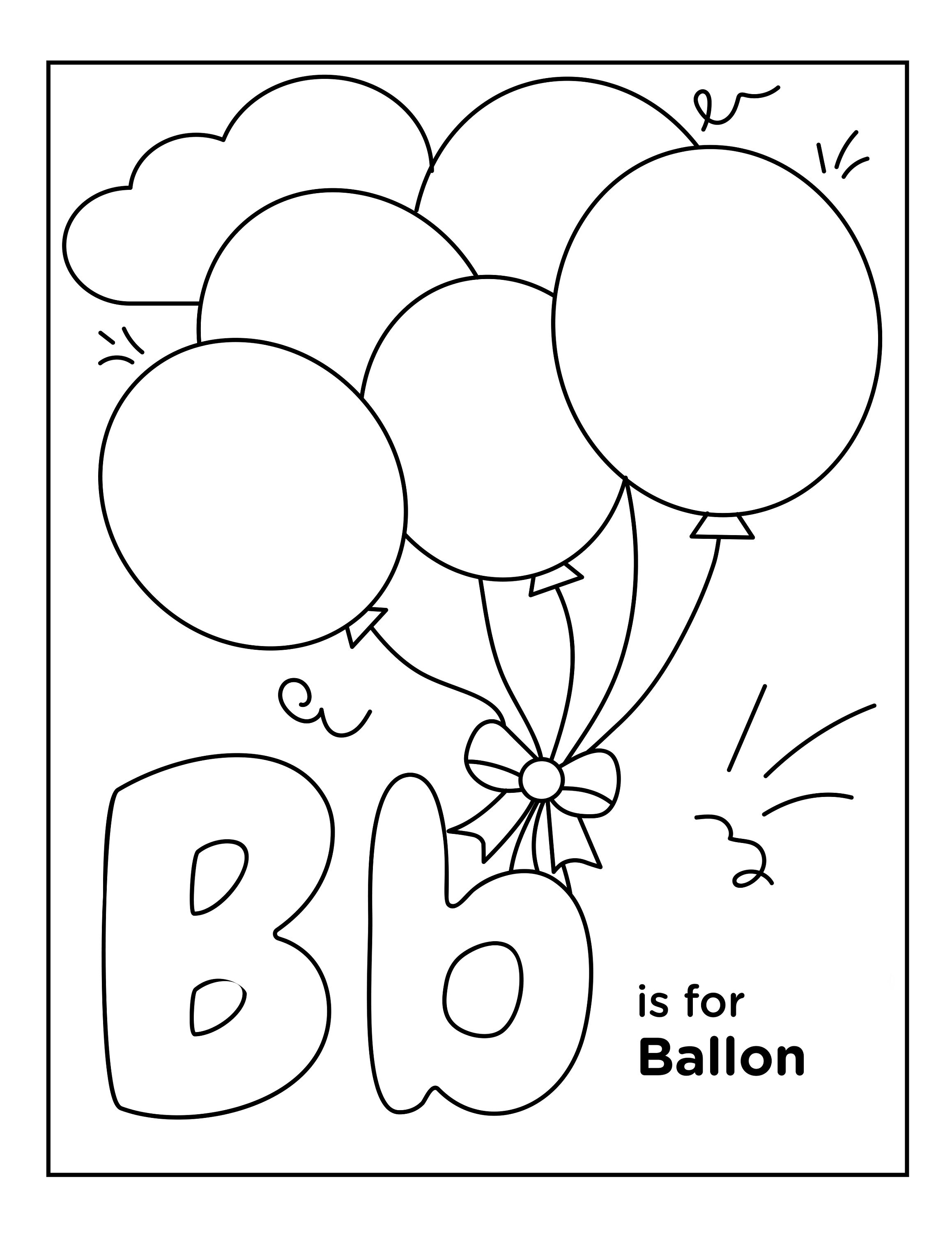 A-Z Coloring Pages Children Digital Download | Etsy