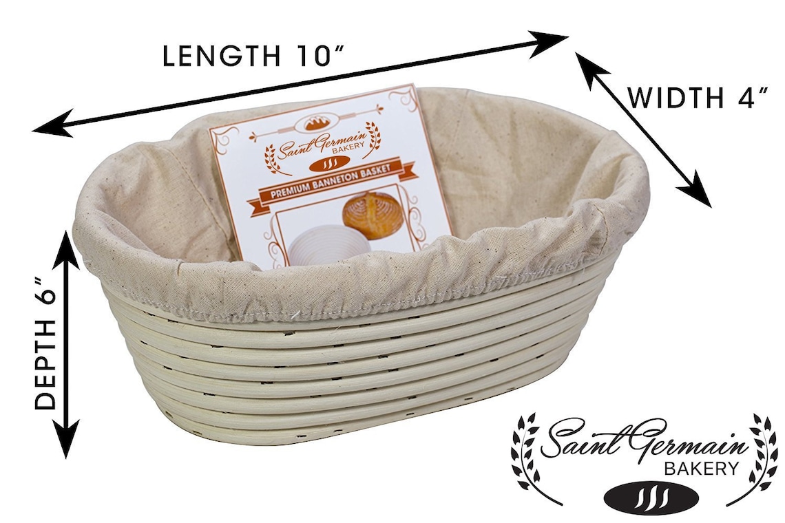 Premium Oval Basket With Liner Etsy UK