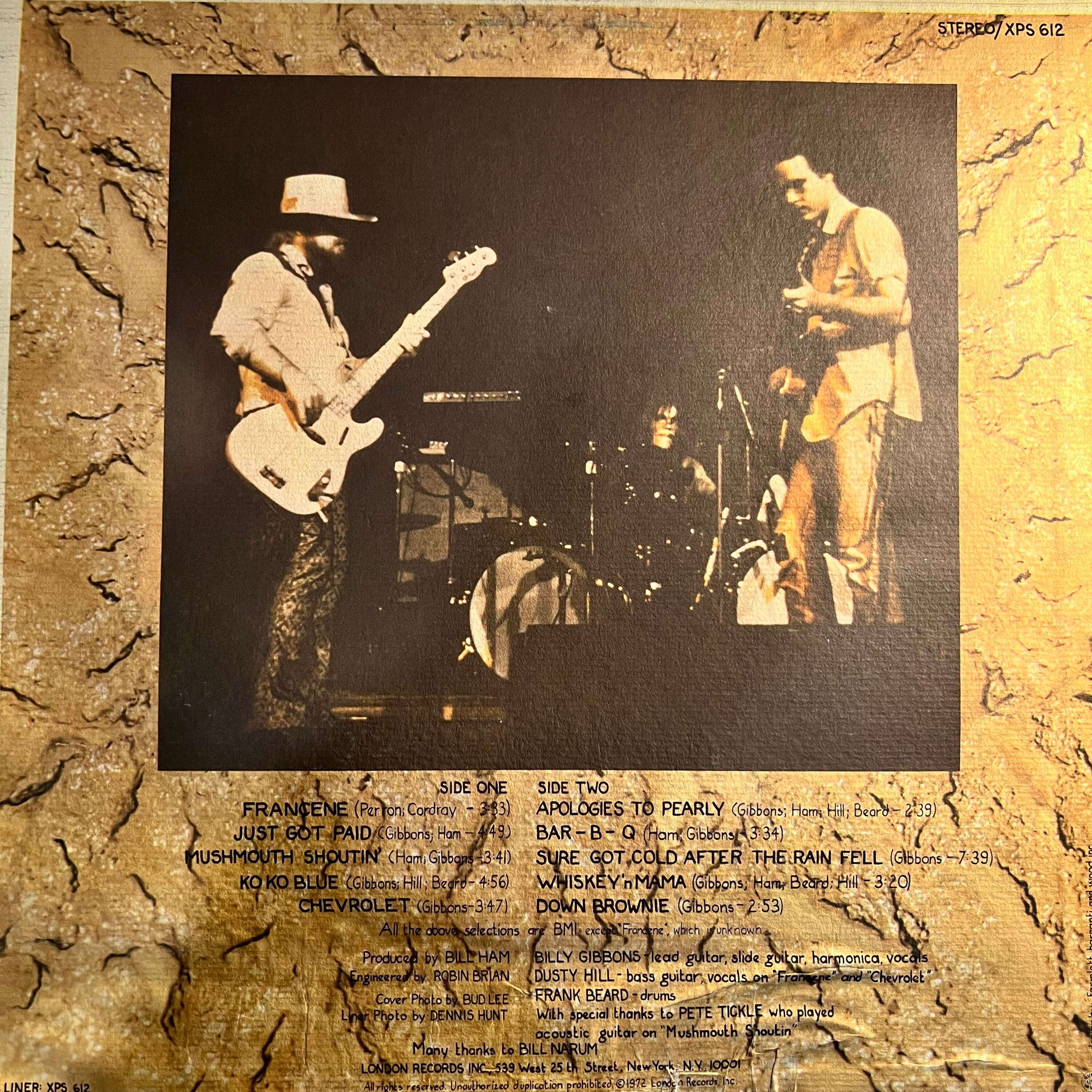ZZ Top, “rio Grande Mud”, Mint Vintage 12” Vinyl LP Original 1978