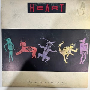 Herz - Bad Animals - Original Press 1987 LP Vinyl in Neuwertigem Zustand