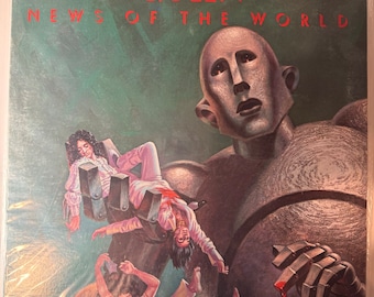 Original 1976 Queen News of the World Elektra Records Vintage U.S.