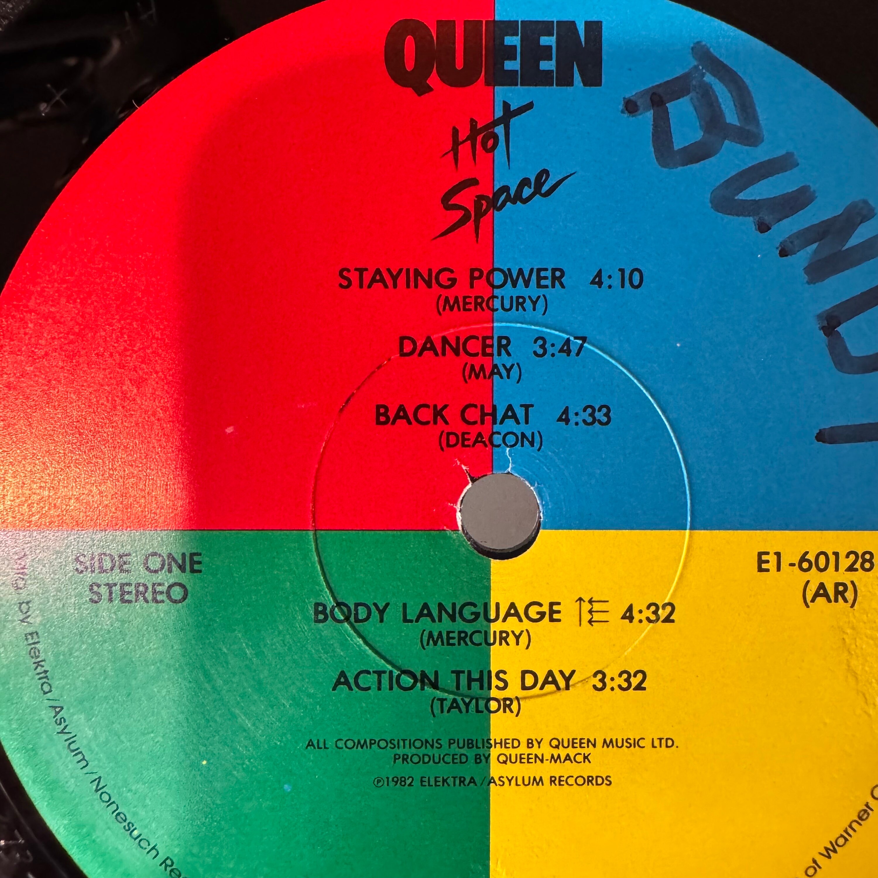 Hot Elektra Queen Space 0 – Records Original Vintage U.S Vinyl