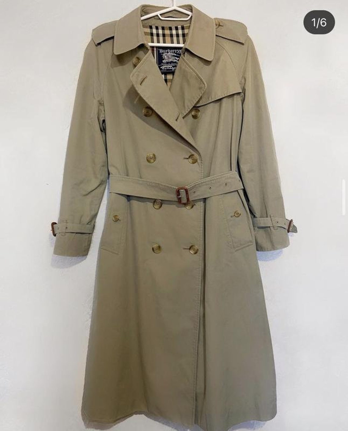 Burberrys vintage trench coat XS S Etsy
