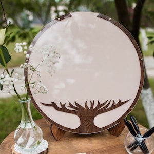 Tree Guest Book, Wedding Rustic Decor, Wooden Wedding Day Signs