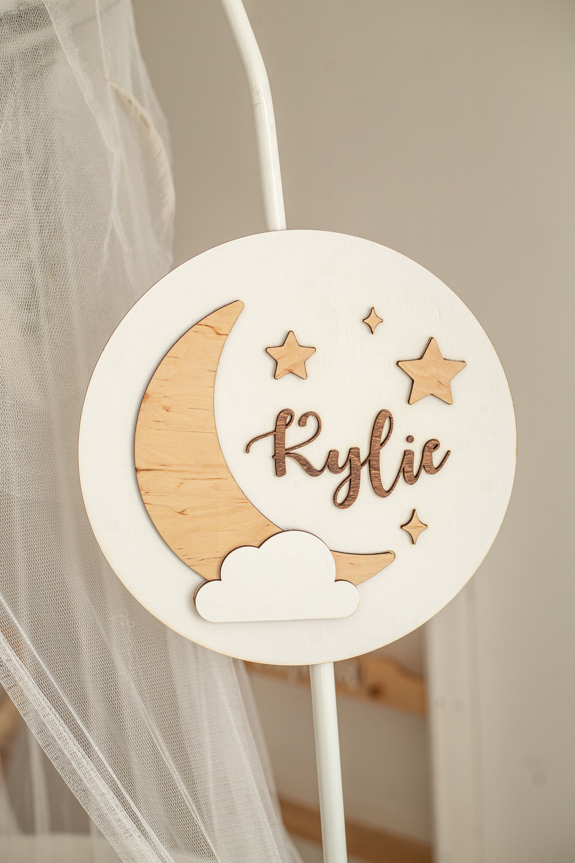 Moon Name Sign - Etsy