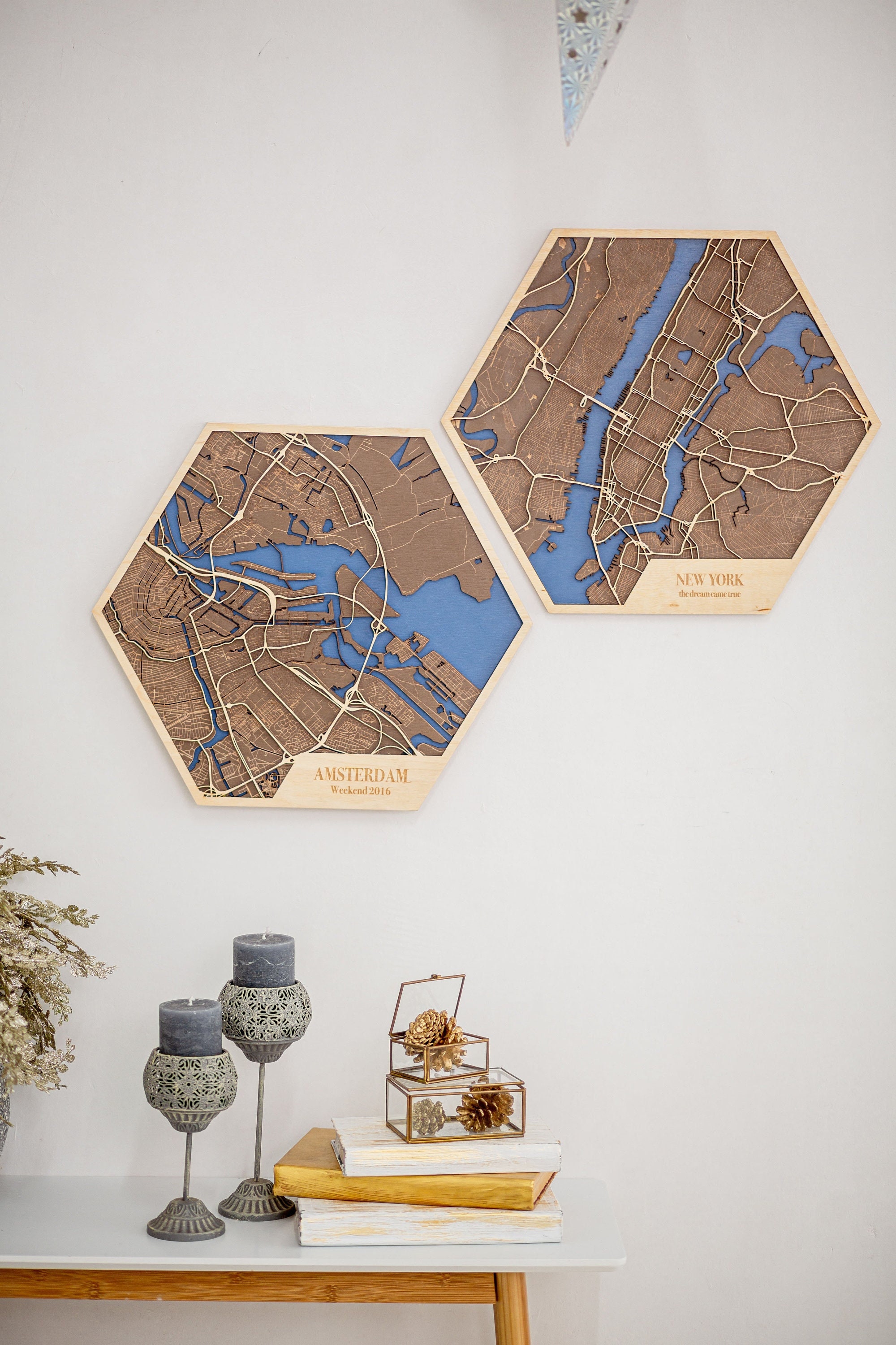 Custom Wooden City Map 3d Wood Wall Art Wooden Wall Decor | Etsy