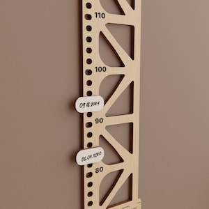 Courbe de croissance Marqueurs en bois