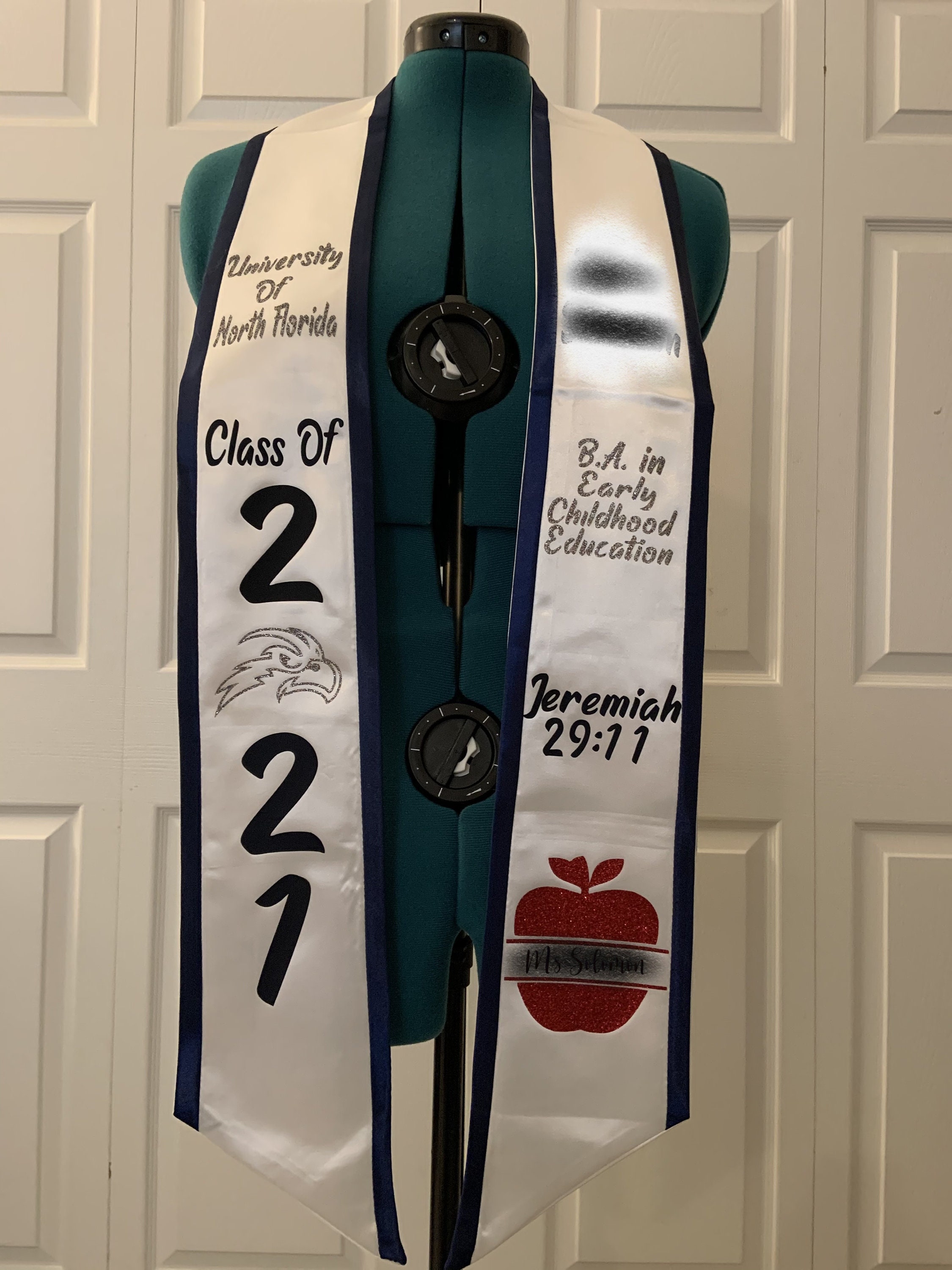 Custom Graduation Stole Etsy