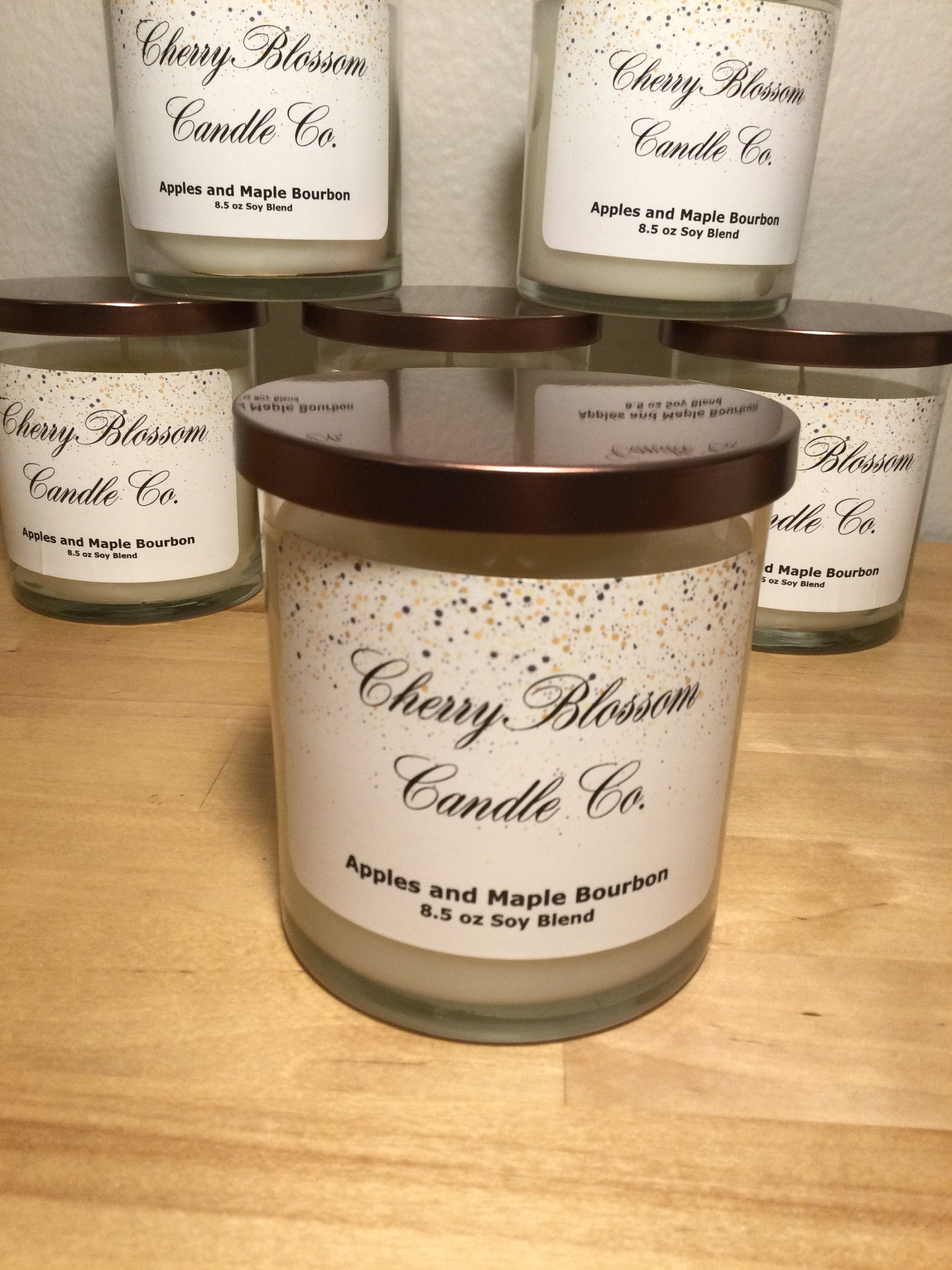 Apples and Maple Bourbon Scented Candle Etsy