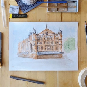 The Palace Theatre, London - Watercolour Prints (A5)