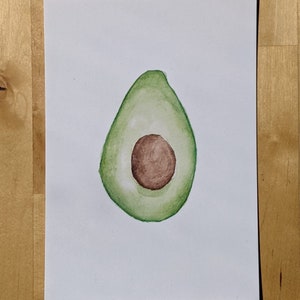 Avocado Postkartendruck (A5)