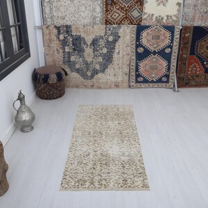 Oushak Runner Rug, 2x6 Rug, Handmade Runner,Runner Rug,Vintage Rug,Turkish Rug,Vintage Runner Rug,Anatolian Runner,Turkish Runner Rug, 27235