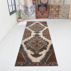 4x30 Vintage Teppich, Läufer, Teppichläufer,Oushak Teppichläufer,Türkischer Teppich,Oushak Teppich,5294