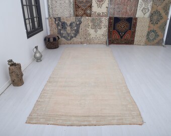 5x11 Rug, Vintage Rug,Anatolian Rug, Turkish Rug, 5x11 Oushak Soft Rug,Oversize Rug,Oushak Rug,Turkish Vintage Rug,Vintage Turkish Rug,34159