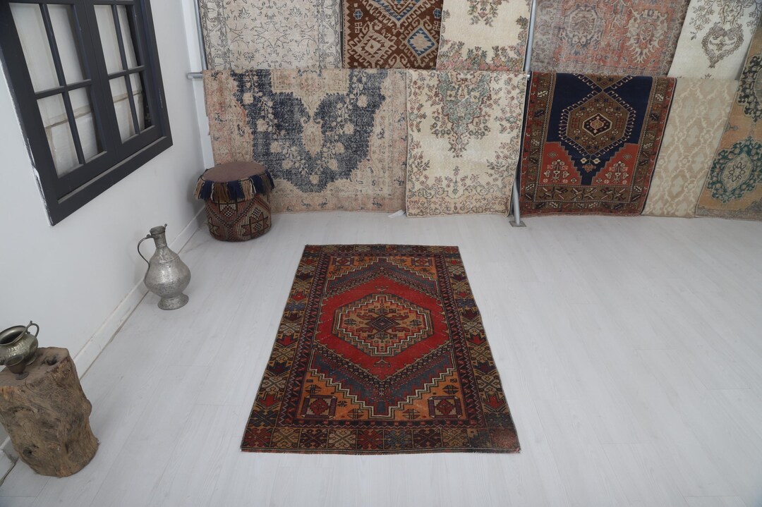 Natural Rug 3x6, Small Rug, Area Rug, Wool Rug,turkey Carpet, Oushak ...