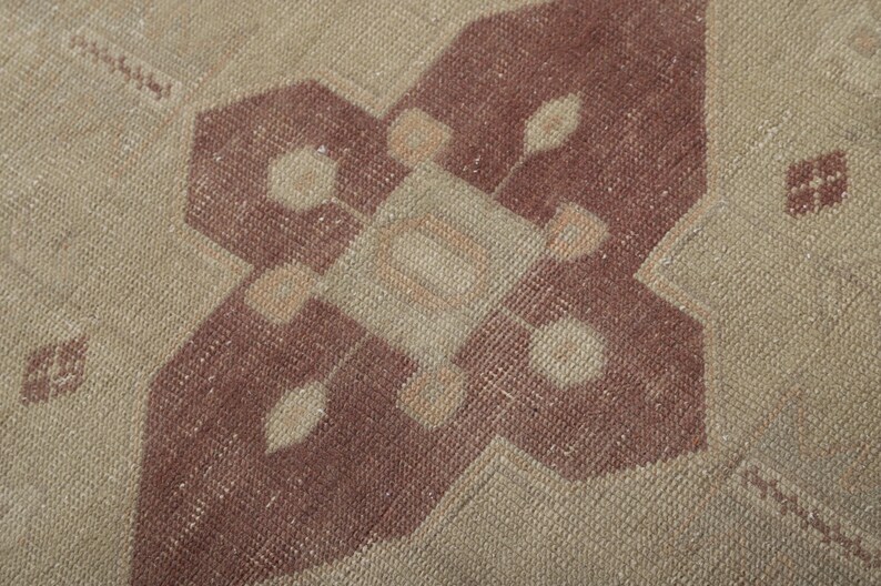 Aesthetic Rug Background Vintage Anatolian Oushak Rug, 70/30 Wool/cotton, 3x6 Bohemian Area Rug ...