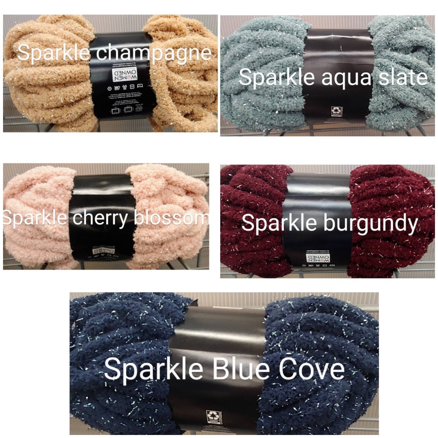 Sparkle Chunky Chenille Yarn, Super Soft, Works Great for All Your Knitting  Crafts -  Hong Kong