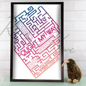 A través de dificultades innumerables Lámina artística