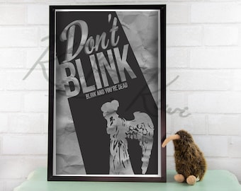 Don't Blink Angels Art Print