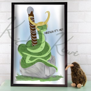 Then He Stabbed Me Art Print