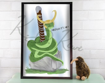 Then He Stabbed Me Art Print