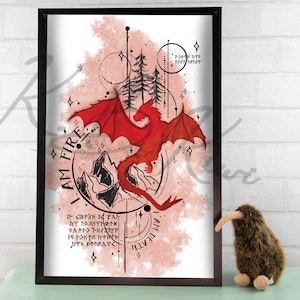 I am Fire...I am Death Art Print