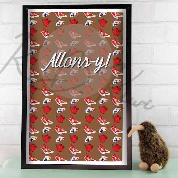 Allons-y Art Print