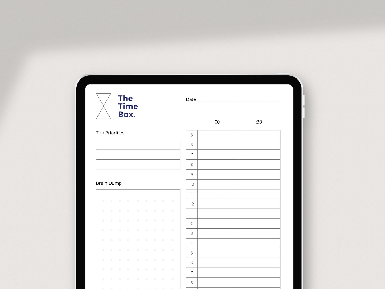 time-box-planner-to-do-list-a4-letter-printable-pdf-etsy