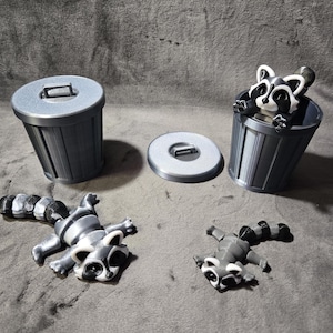 Trash Panda/Raccoon 3D Print Flexi Toy