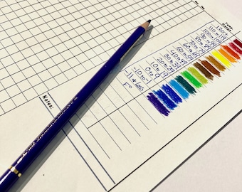 Temperature Chart Tracker: Cross Stitch, Knitting, Embroidery (PDF Pattern)