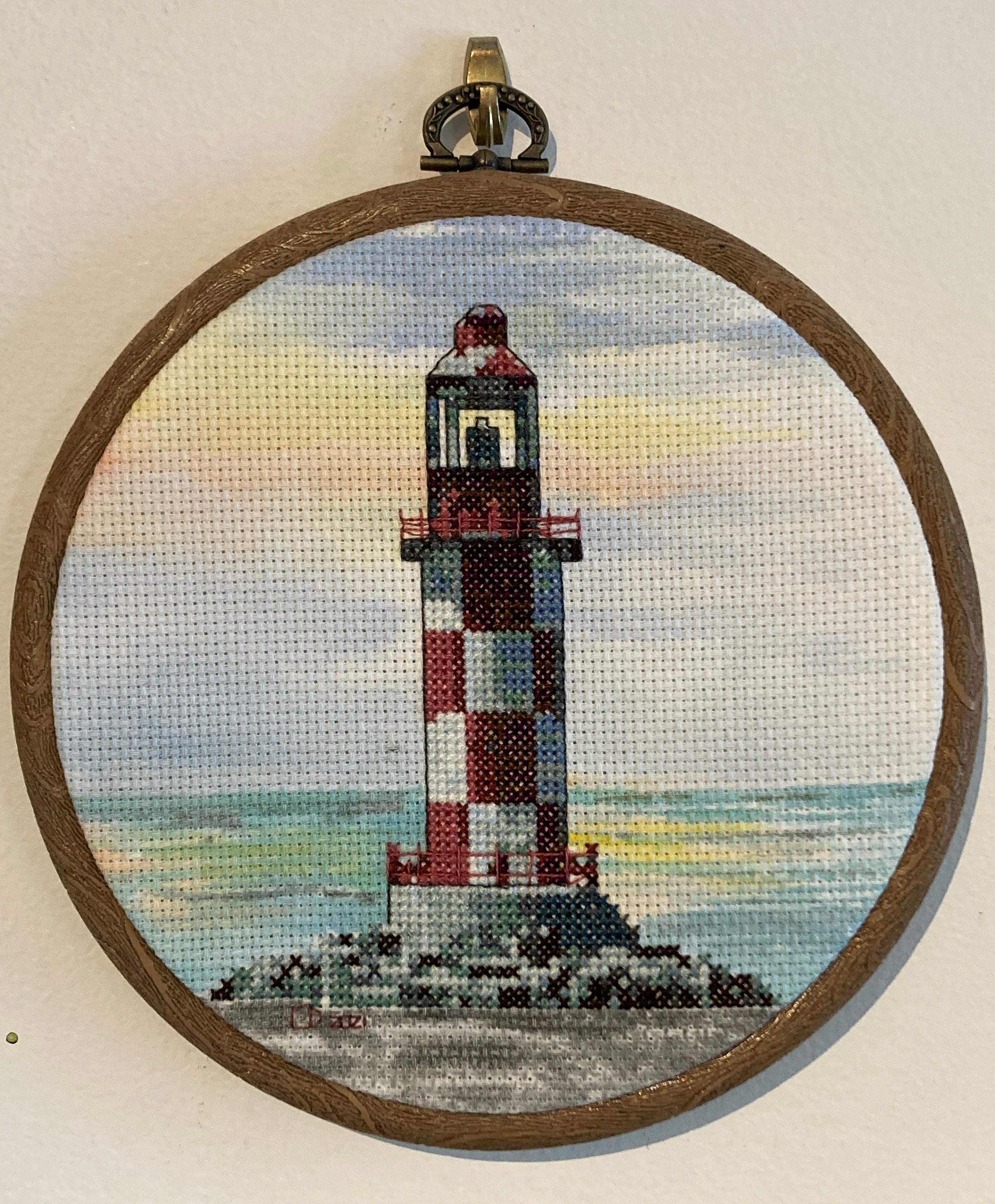Cross Stitch Pattern PDF Lighthouse mini Original Art - Etsy