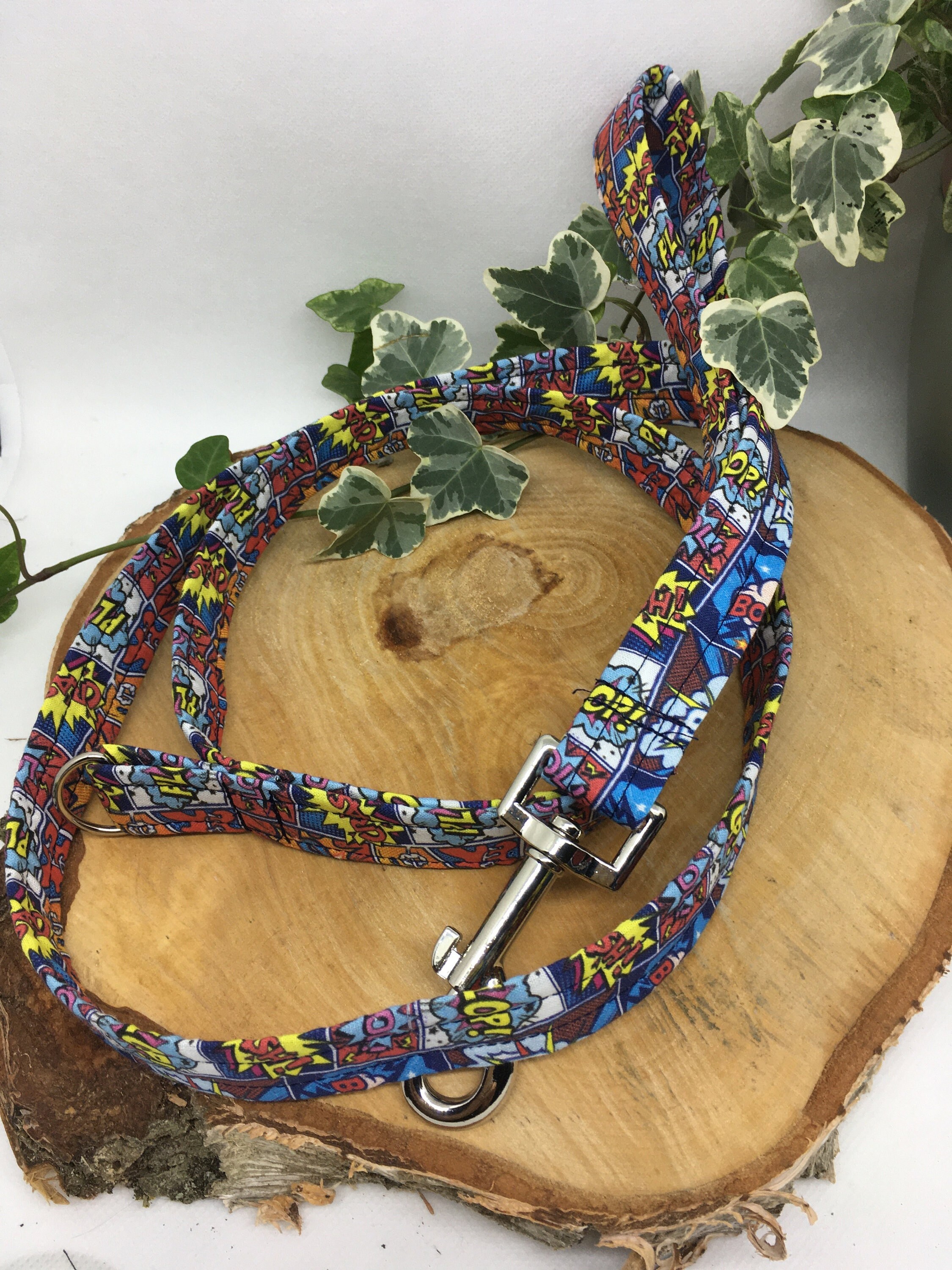 Laisse Fait Main Chien Bande Dessinee