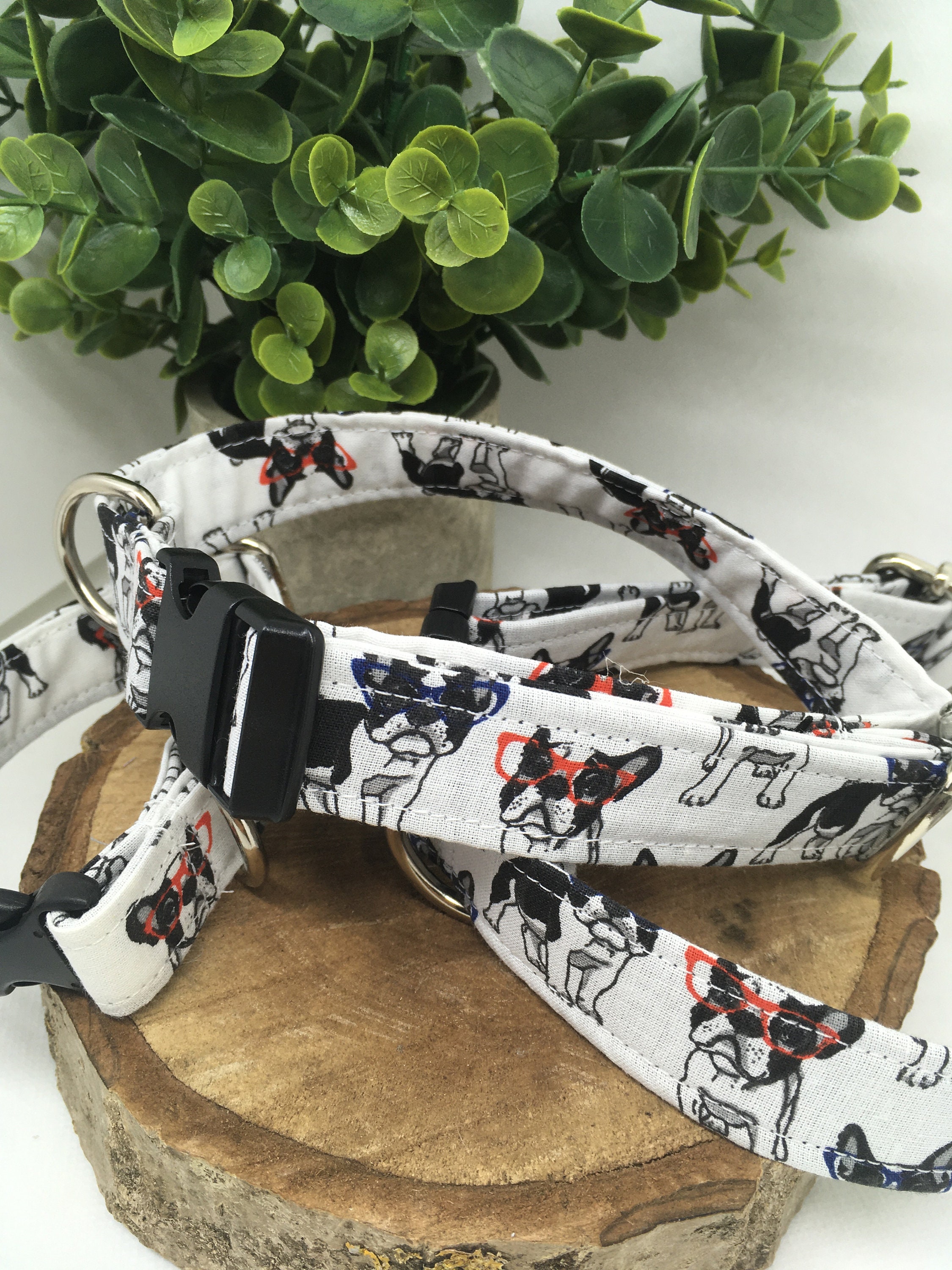 Collier Réglable Pour Chien Bouledogues Rigolos