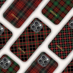 Tartan iPhone Case - Etsy