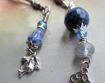 Dog Charms Bookmark, Light Catcher  17 in