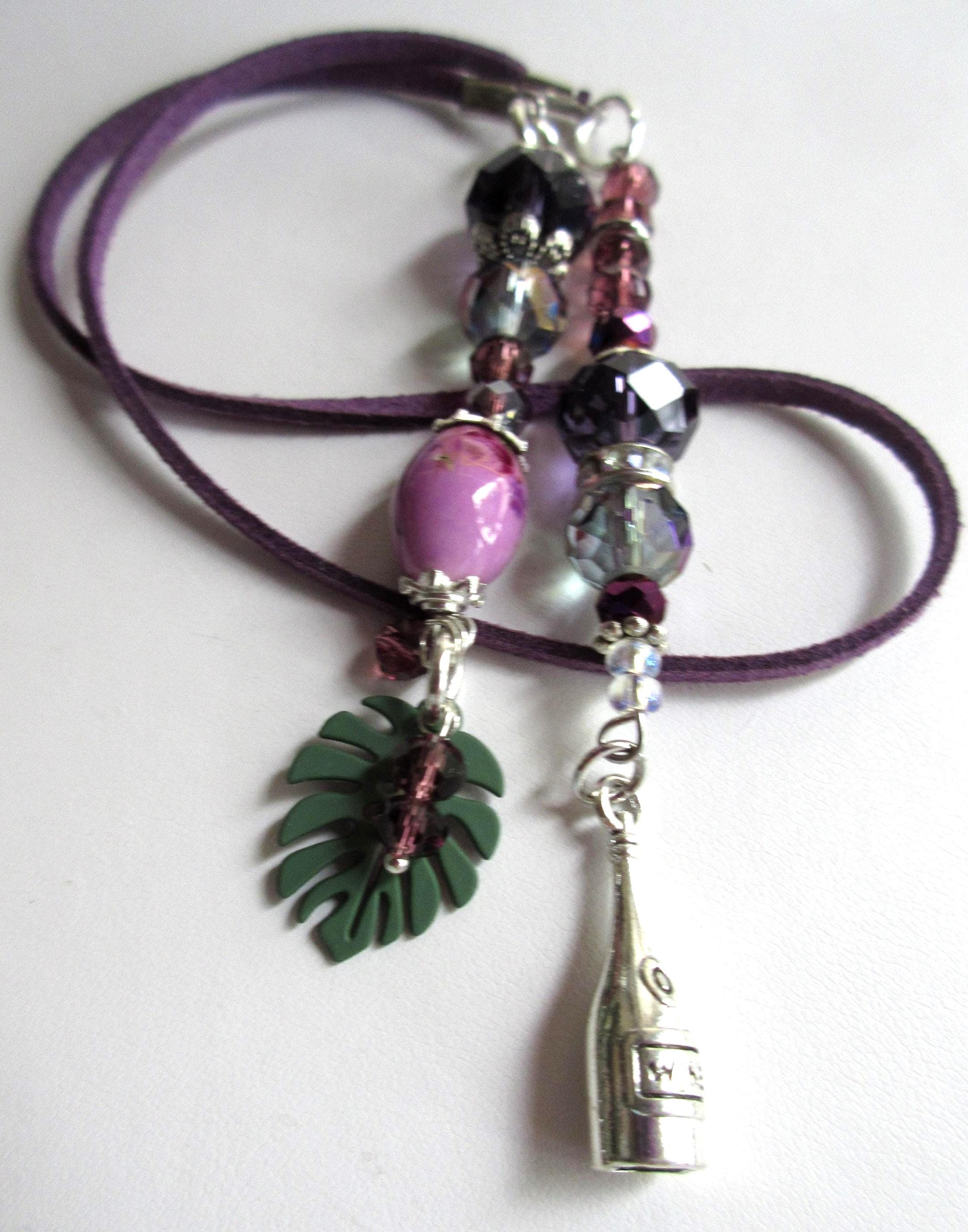 Enjoy the Vine Bookmark, Book Jewelry  Extra Long 20 inches