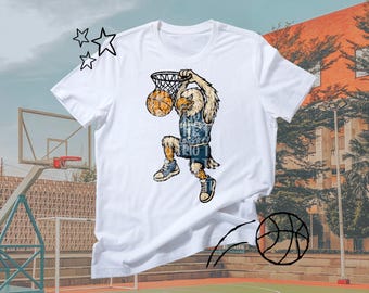 Eagles Basketball PNG: Vintage Chalk Distressed Design (Digital Download)