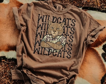 Camo Wildcats Mascot Design | PNG, Sublimation (Digital Design)