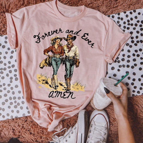 Vintage Cowboy Valentines PNG | Western Shirt Sublimation (Digital Design)